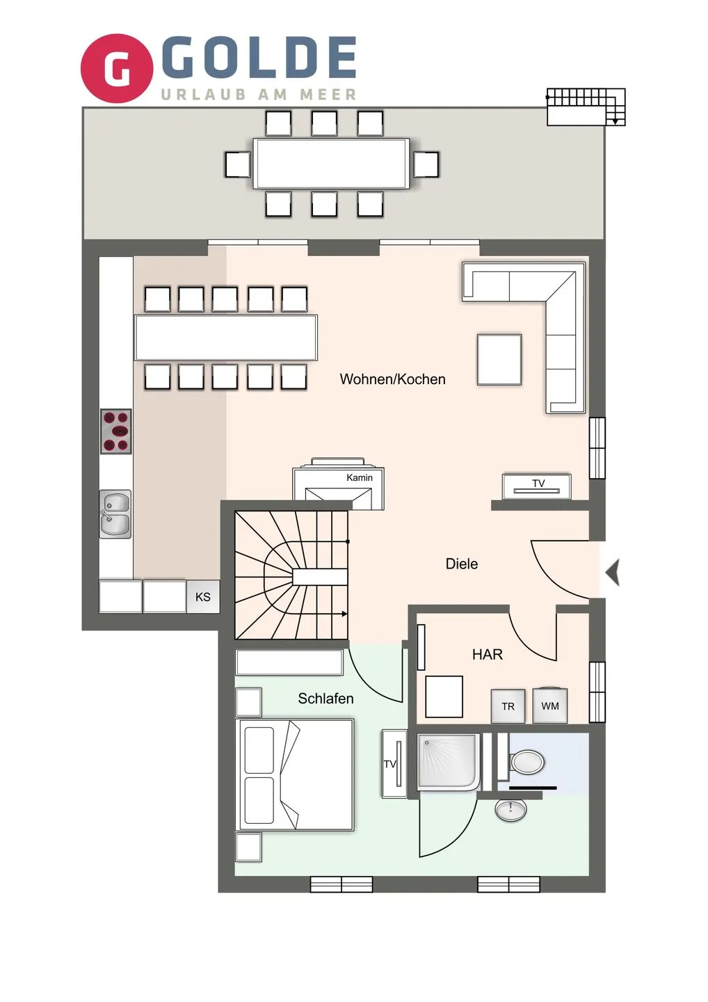 Sternengucker Sternengucker SPO Ording - Grundriss