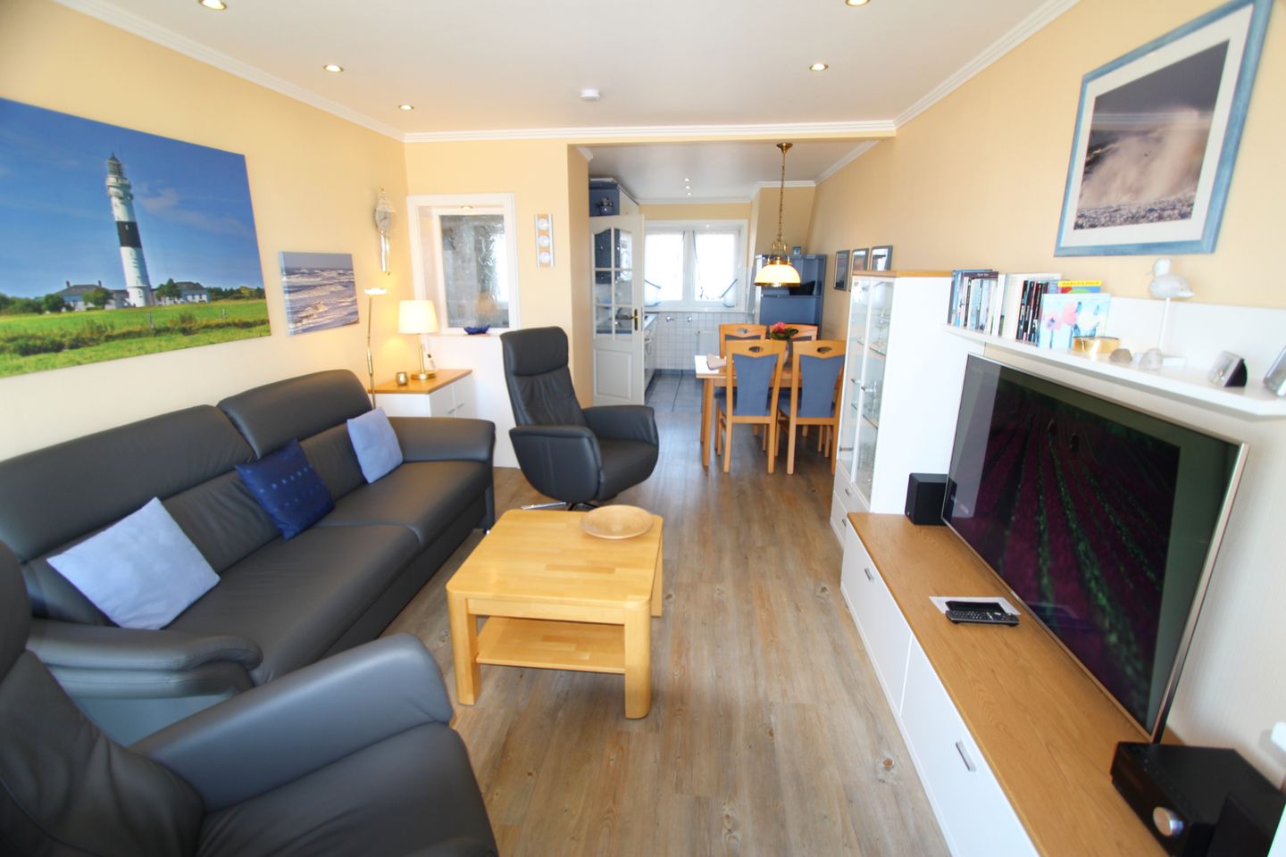 Wonningstair  - Dünenstr. 19, App. 4 Wenningstedt - Wohnzimmer