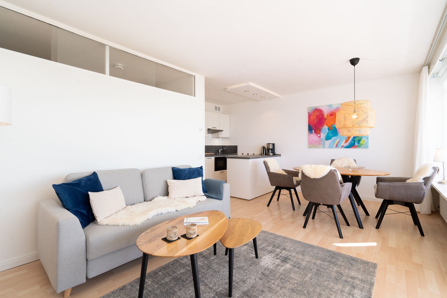 Panoramic Auszeit mit Meerblick Sierksdorf - Wohnzimmer