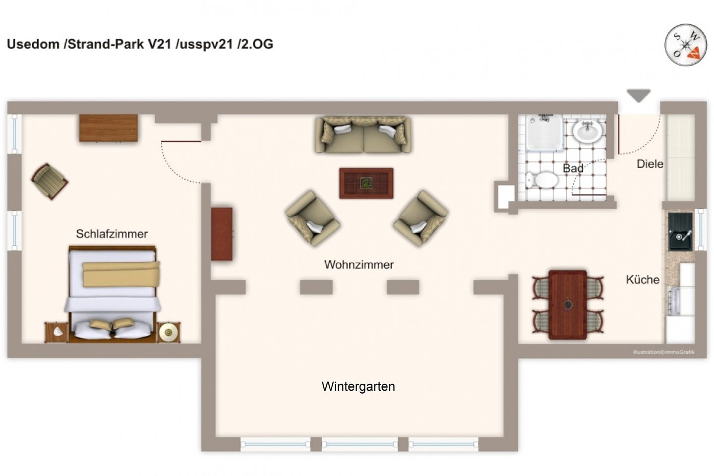 Strand-Park Strand-Park V21 Usedom - Grundriss