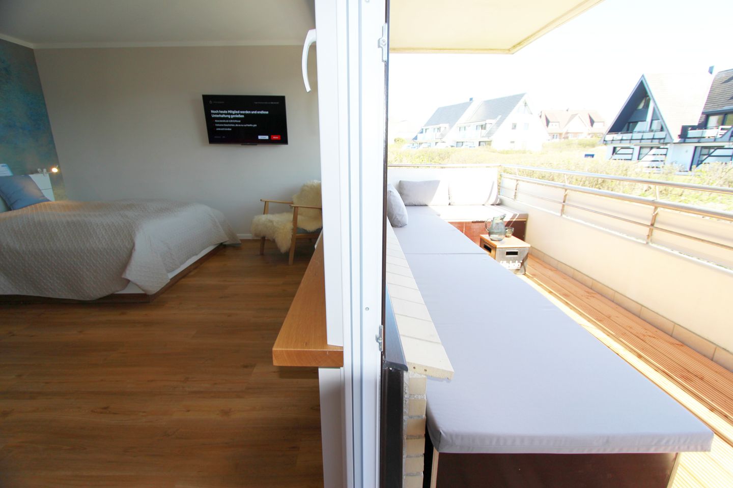  Dünenhof zum Kronprinzen- Seestr. 18, App. 51 Wenningstedt - Wohnzimmer