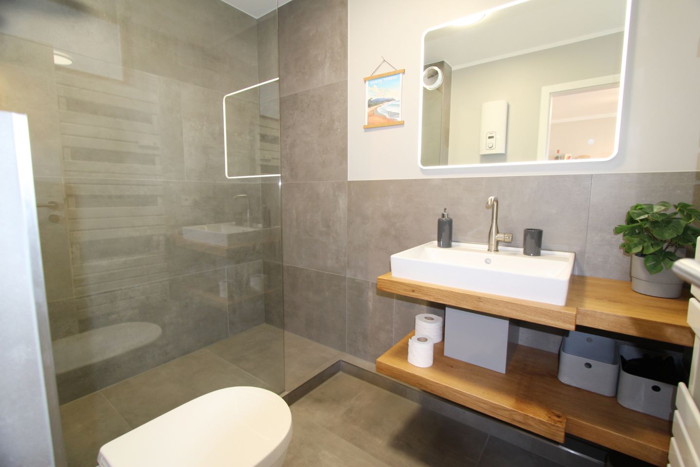  Dünenhof zum Kronprinzen- Seestr. 18, App. 51 Wenningstedt - Badezimmer