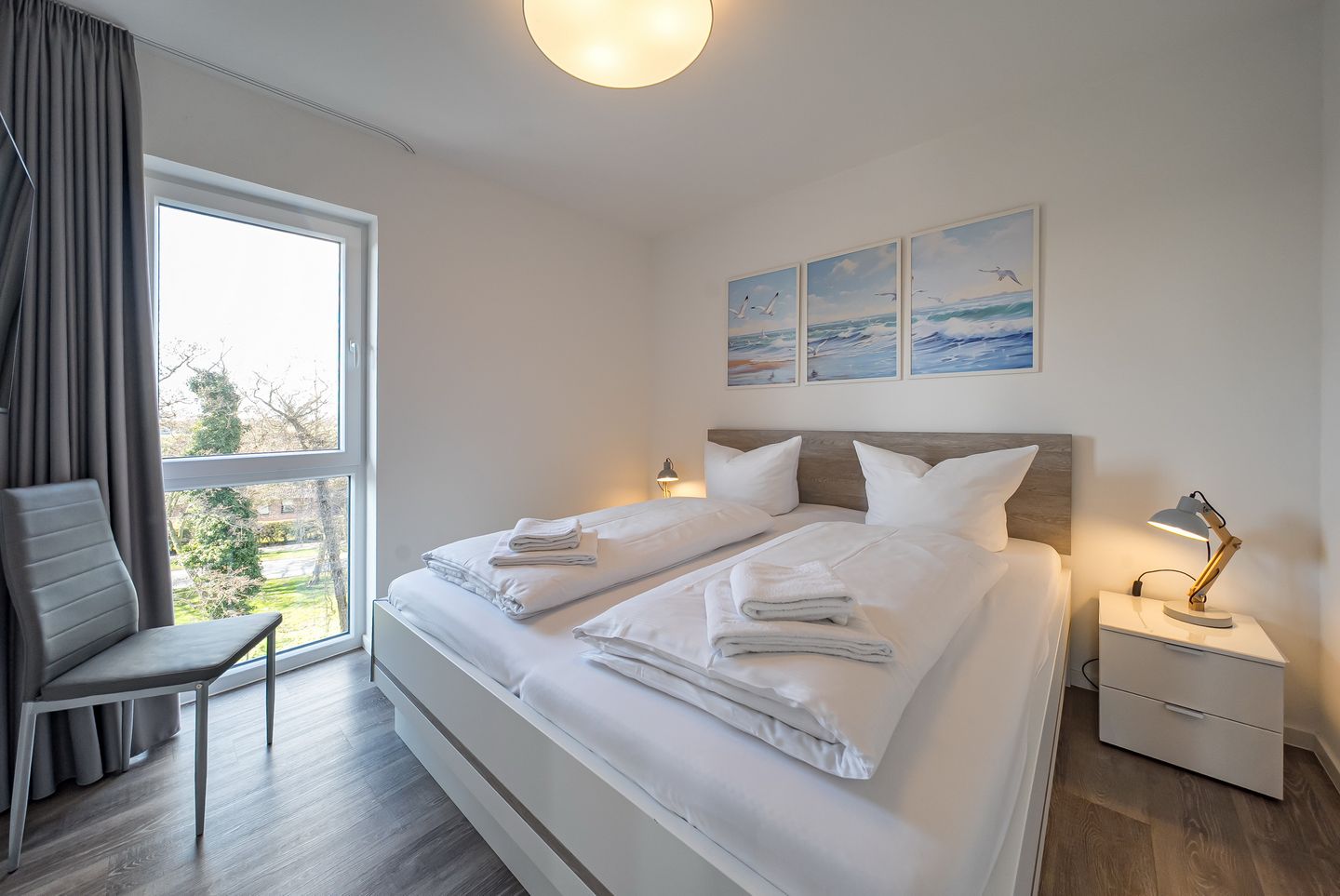 NordseeResort Friesland Nordseeresort Friesland 50-3-s Schillig - Schlafzimmer mit Doppelbett