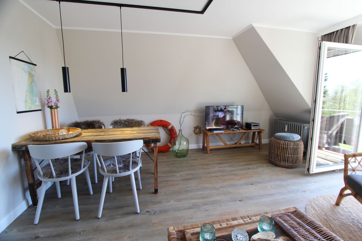  Moin Fritz- Osetal 10, App.4 Wenningstedt - Wohnzimmer