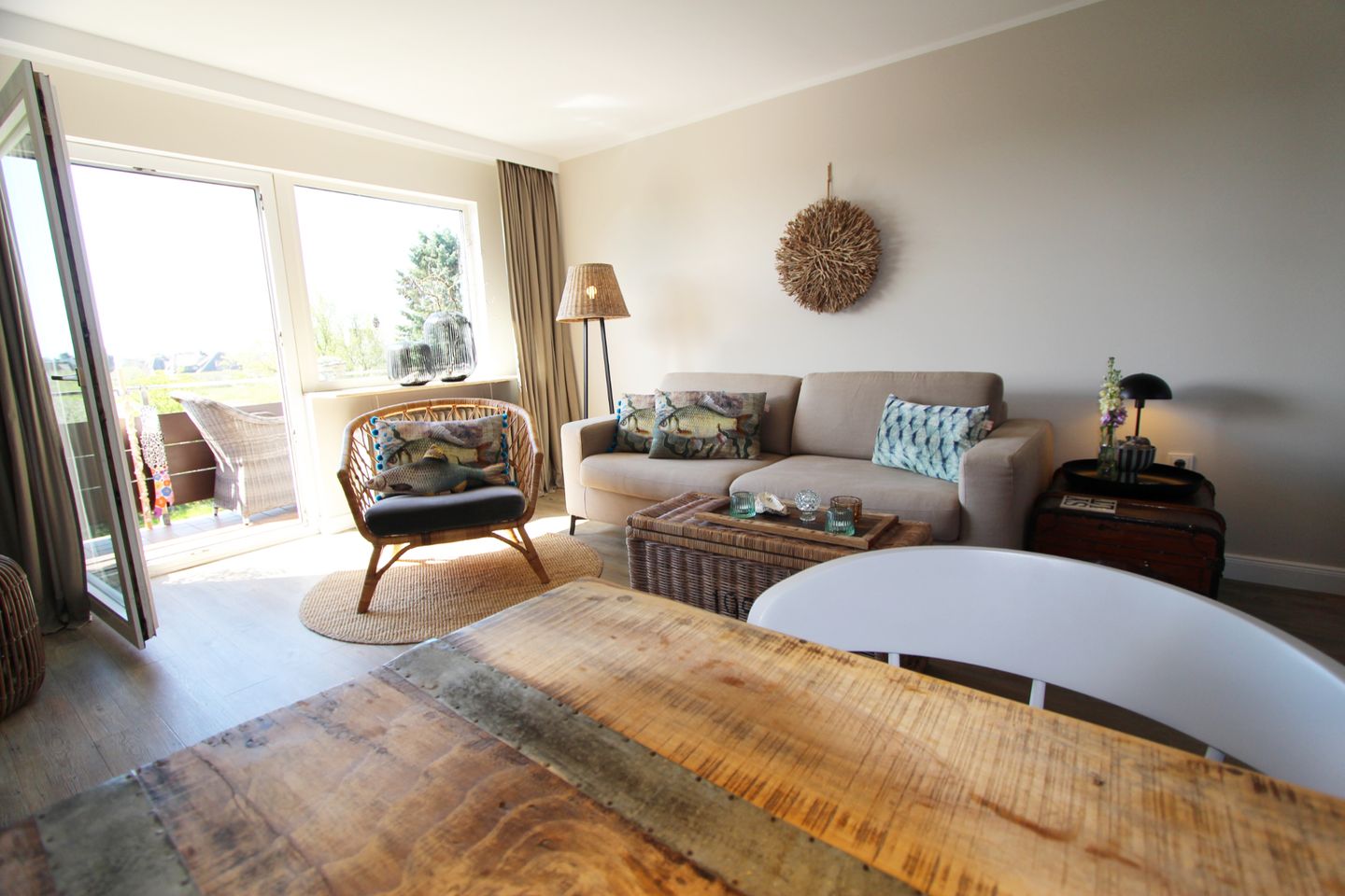  Moin Fritz- Osetal 10, App.4 Wenningstedt - Wohnzimmer