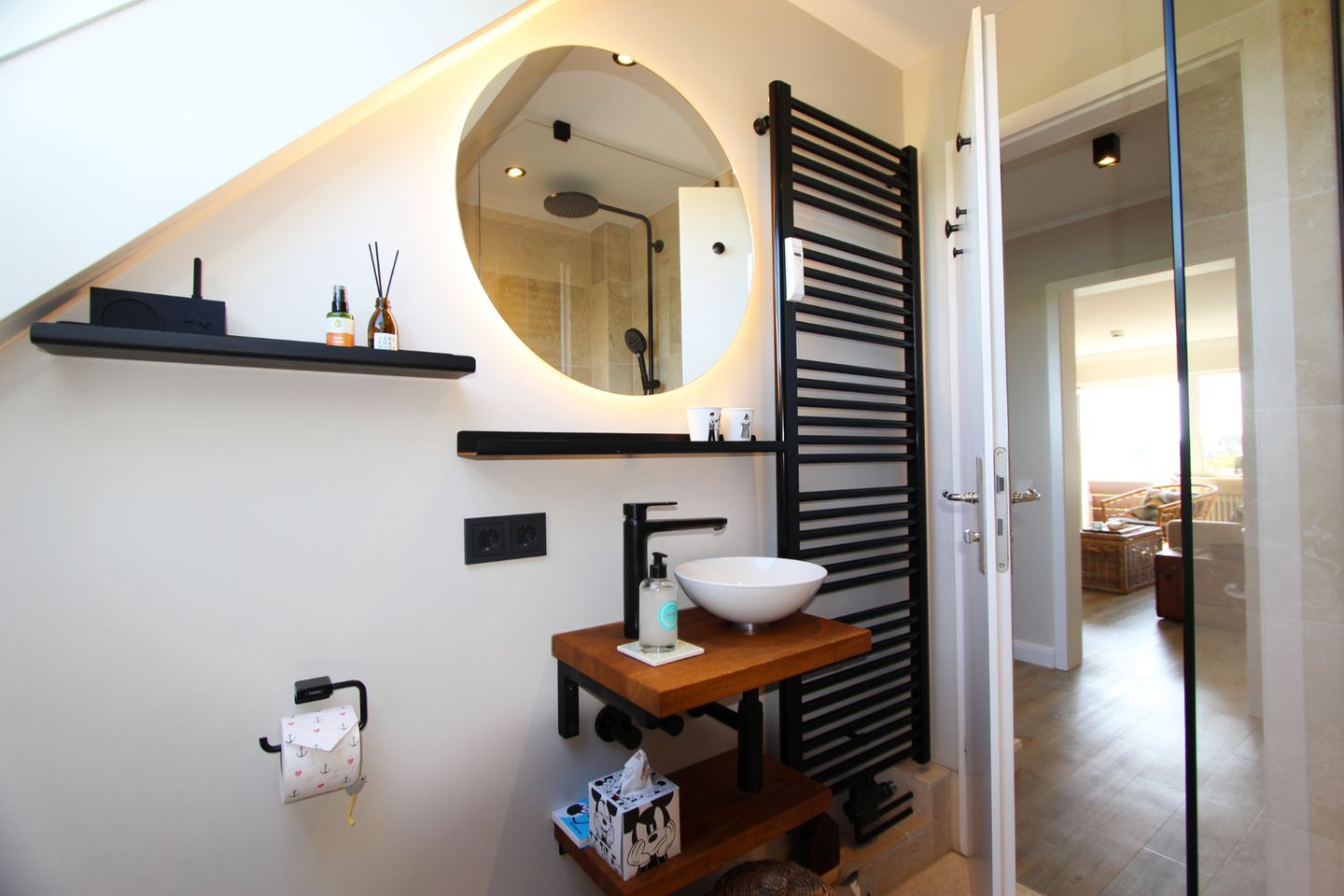  Moin Fritz- Osetal 10, App.4 Wenningstedt - Badezimmer