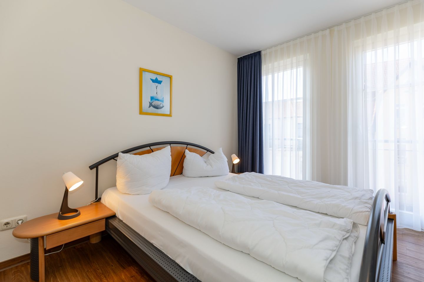 Meeresblick Meeresblick 223 Kühlungsborn - Schlafzimmer mit Doppelbett