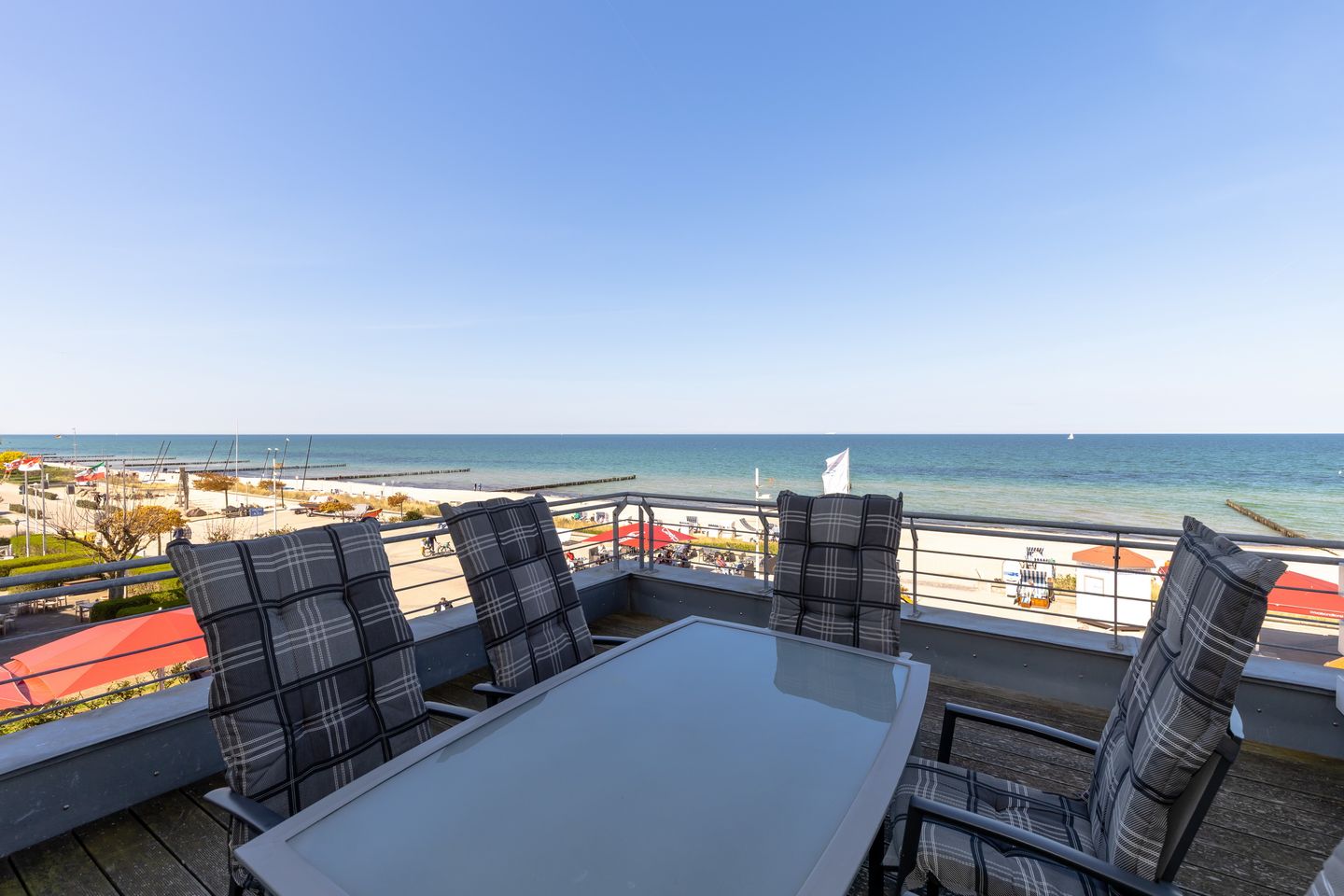 Meeresblick Meeresblick 223 Kühlungsborn - Balkon mit Blick aufs Meer