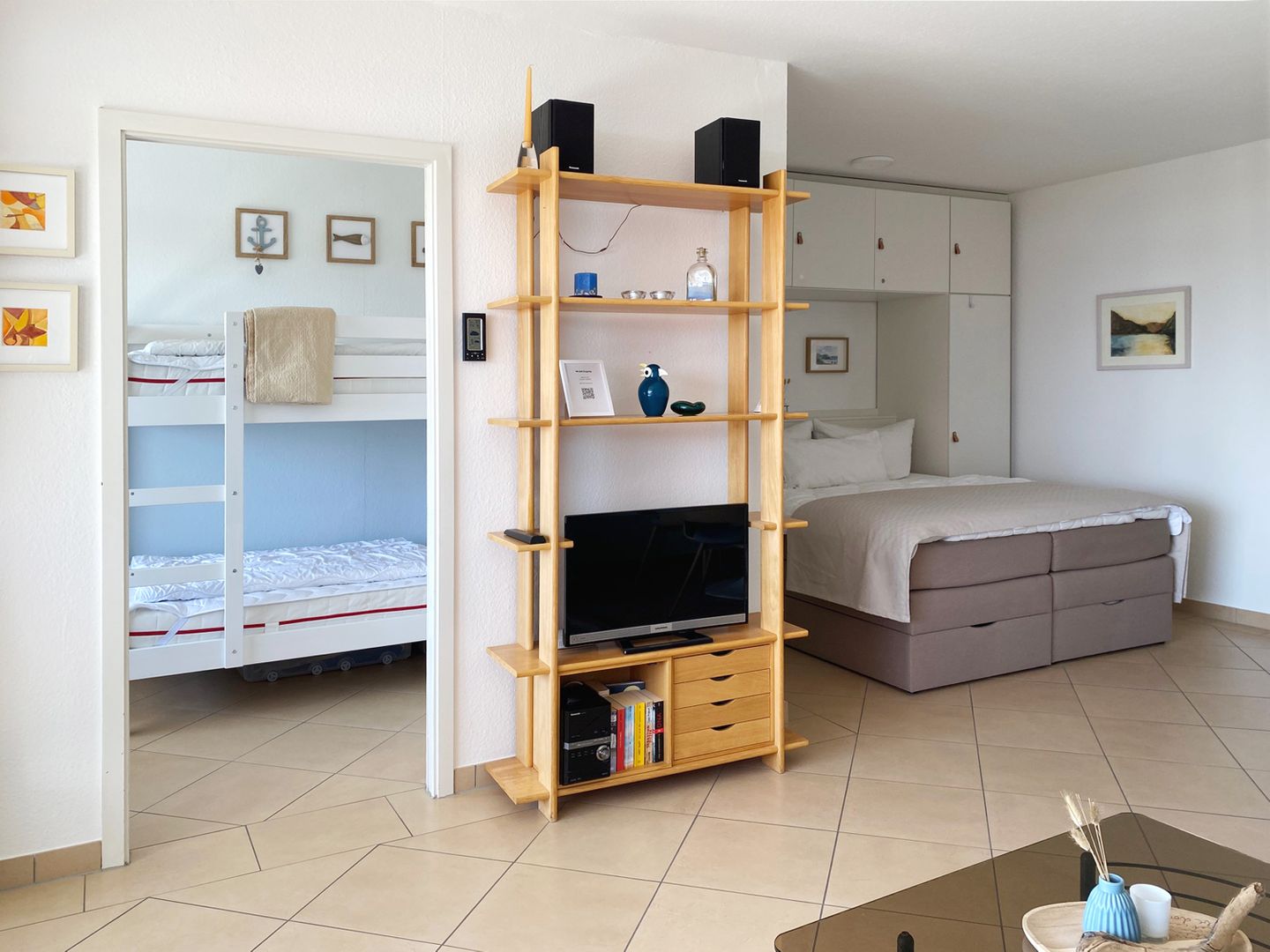 Kaiserhof Apartment 440, Typ E  - Bett