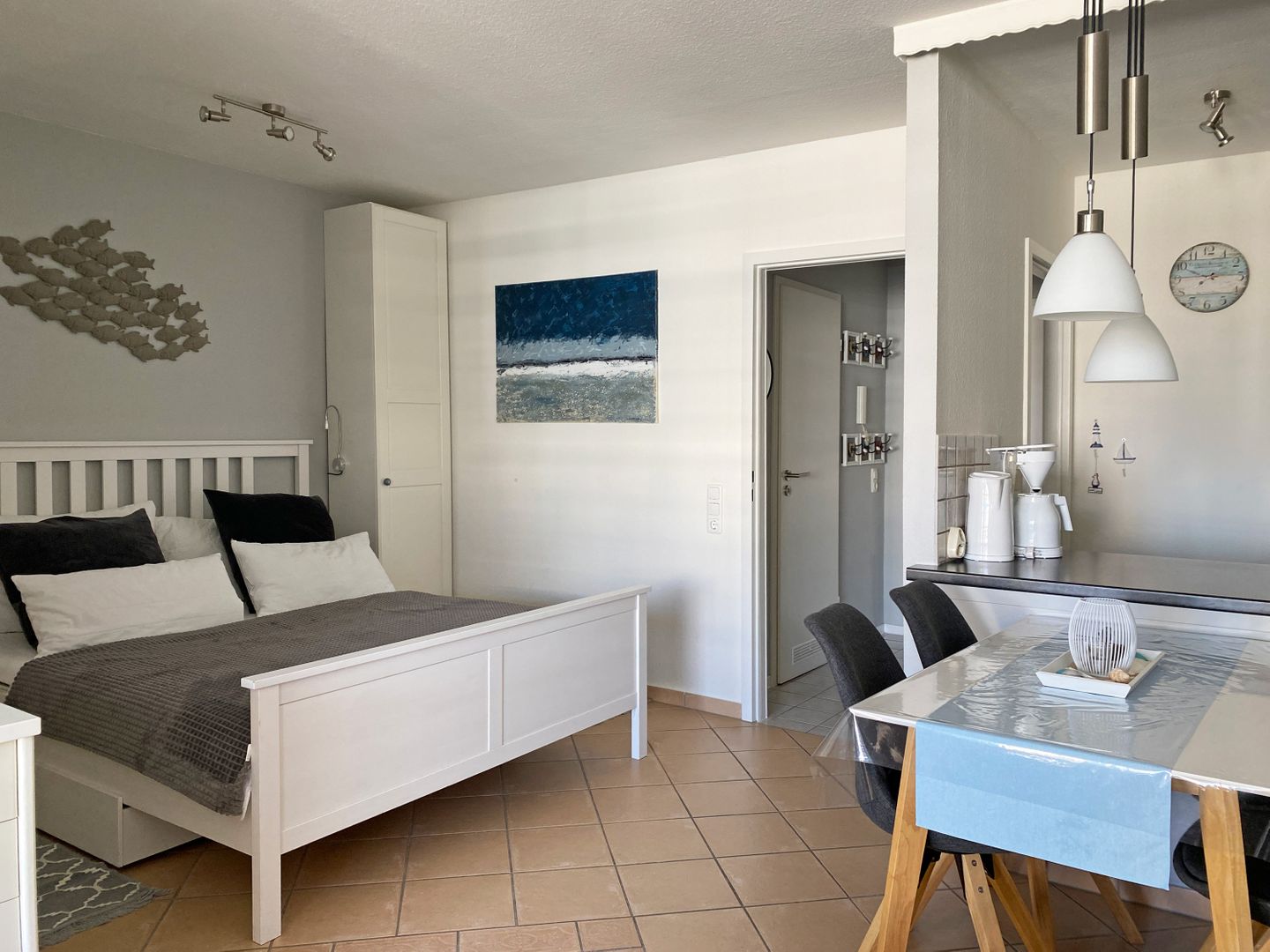 Kaiserhof Apartment 549, Typ A  - Bett