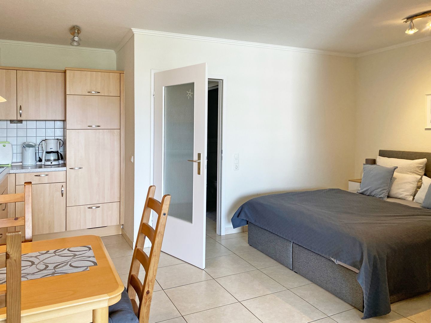 Kaiserhof Apartment 441, Typ D  - Bett