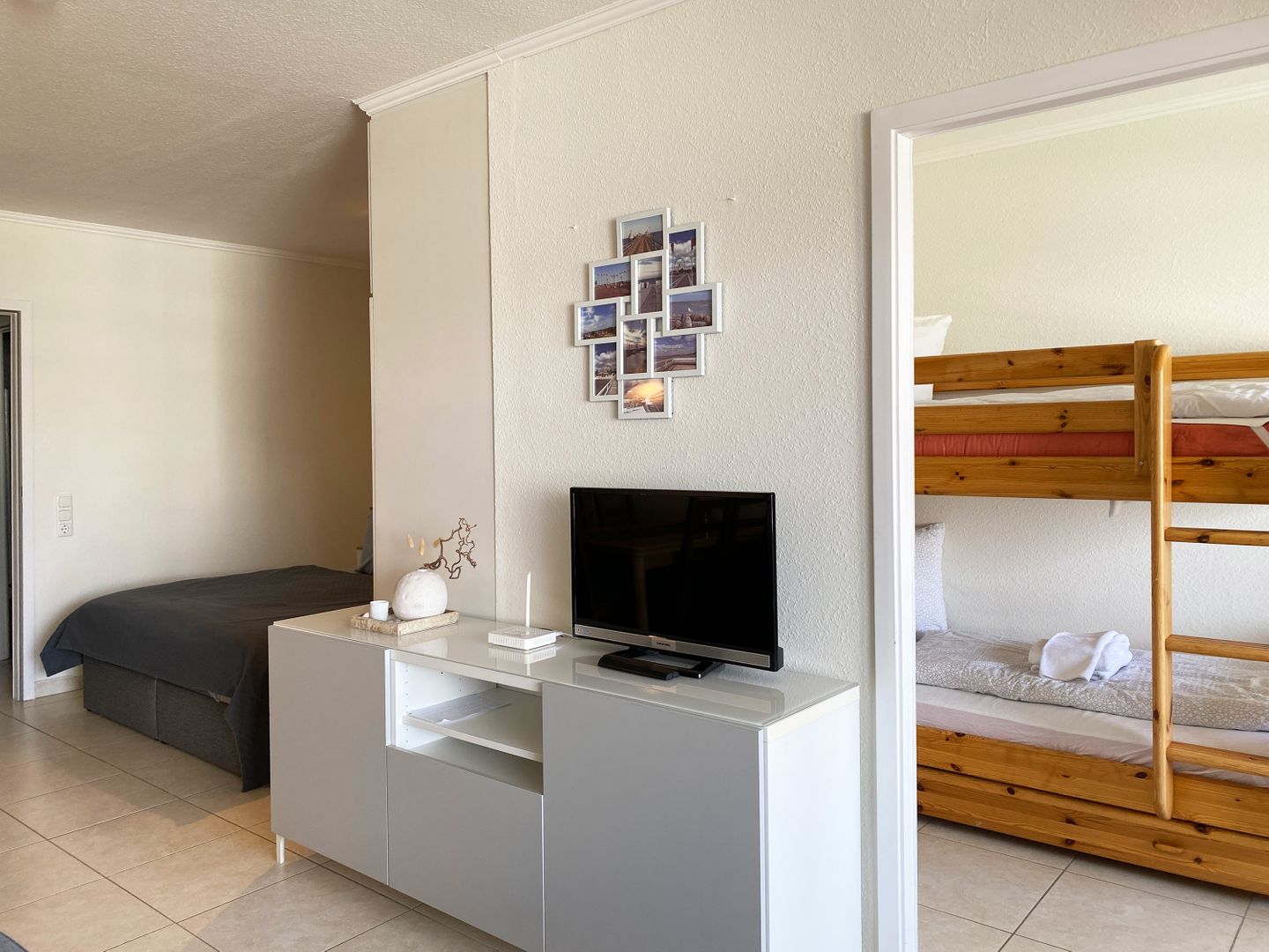 Kaiserhof Apartment 441, Typ D  - Bett