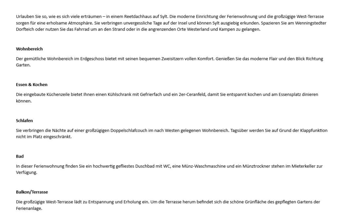  Am Dorfteich 5, App. 18 Wenningstedt - Wohnzimmer