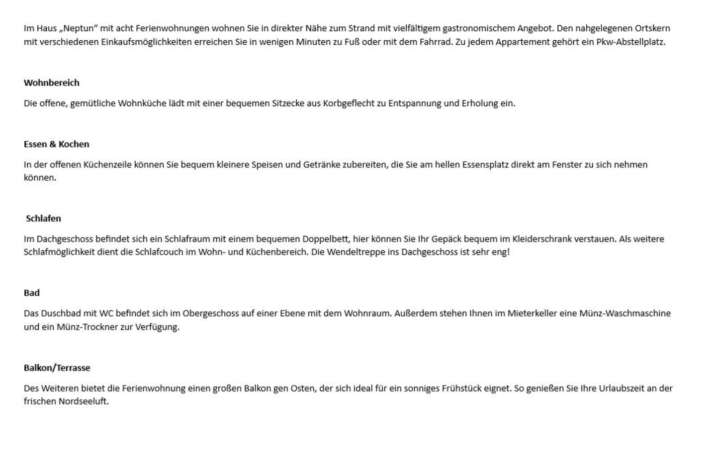 Neptun - Dünenstr. 2, App. 6 Wenningstedt - Wohnzimmer