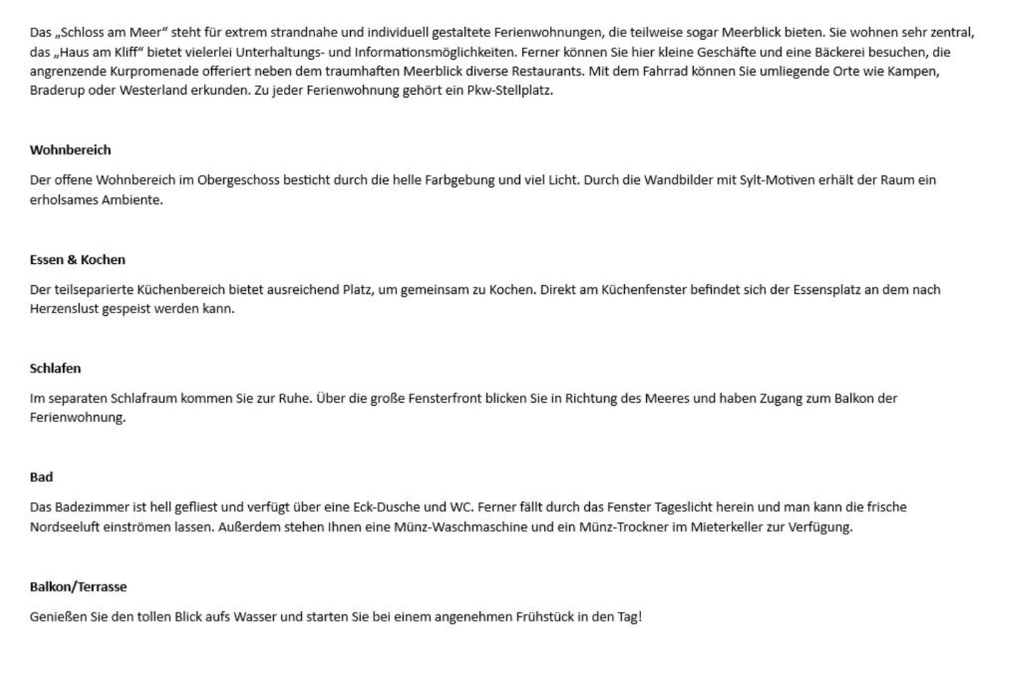  Schloss am Meer - Dünenstr. 27, App. 23 Wenningstedt - Wohnzimmer