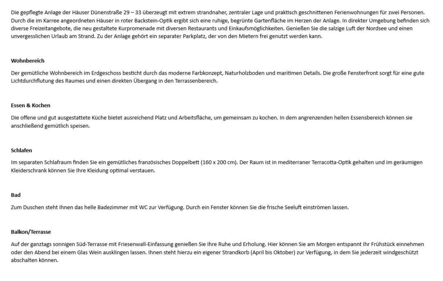 Dünenstraße 33A, EG links Wenningstedt - Wohnzimmer