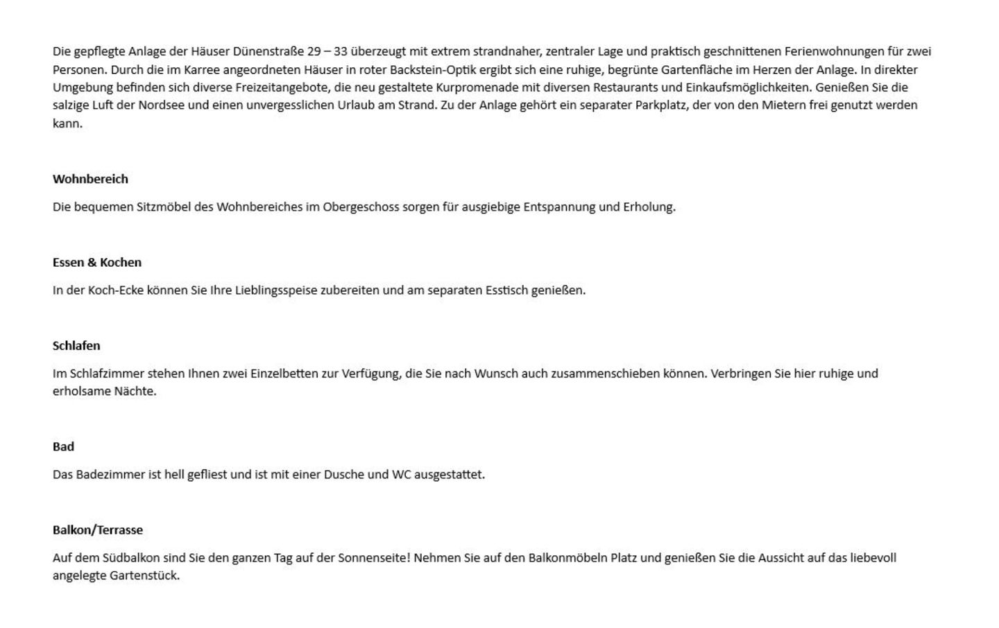  Dünenstraße 33B, OG rechts Wenningstedt - Wohnzimmer