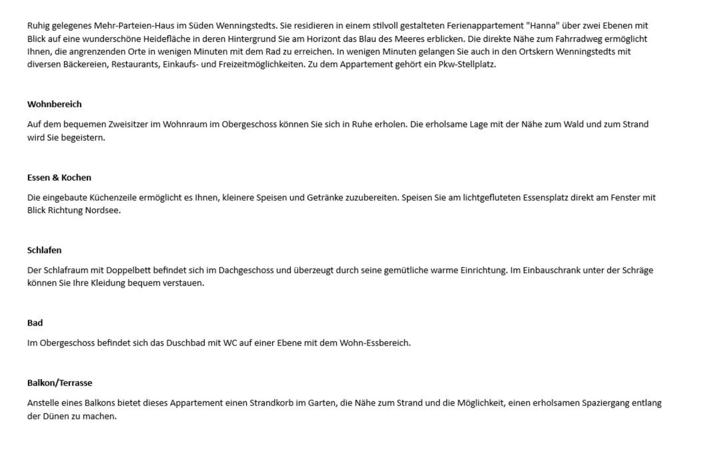 Hanna - Fernsicht 8e Wenningstedt - Wohnzimmer