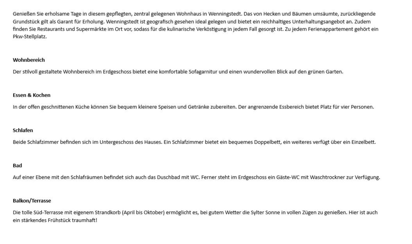  Feldmarkstraße 4 a Wenningstedt - Wohnzimmer