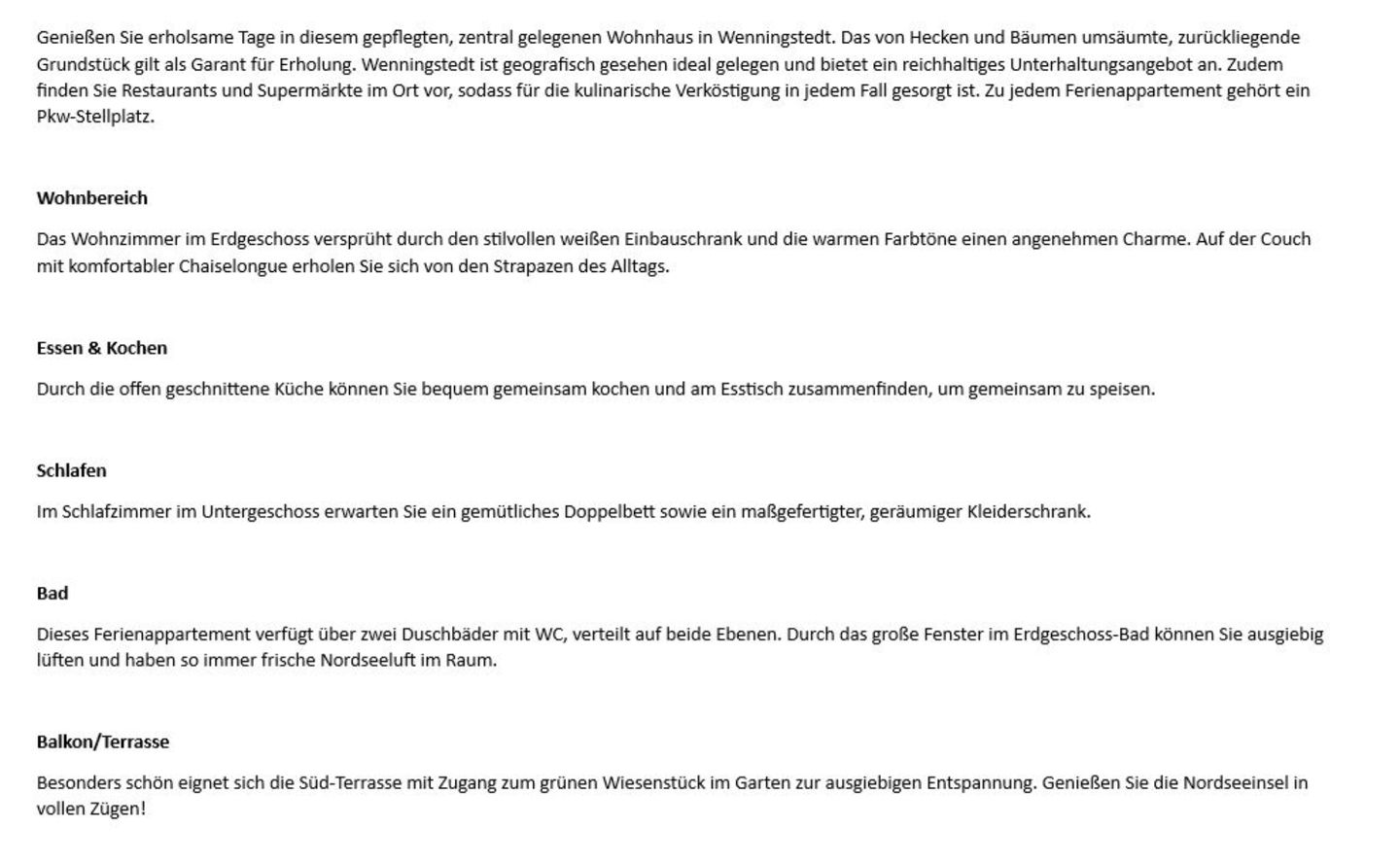 Feldmarkstraße 4 f Wenningstedt - Wohnzimmer