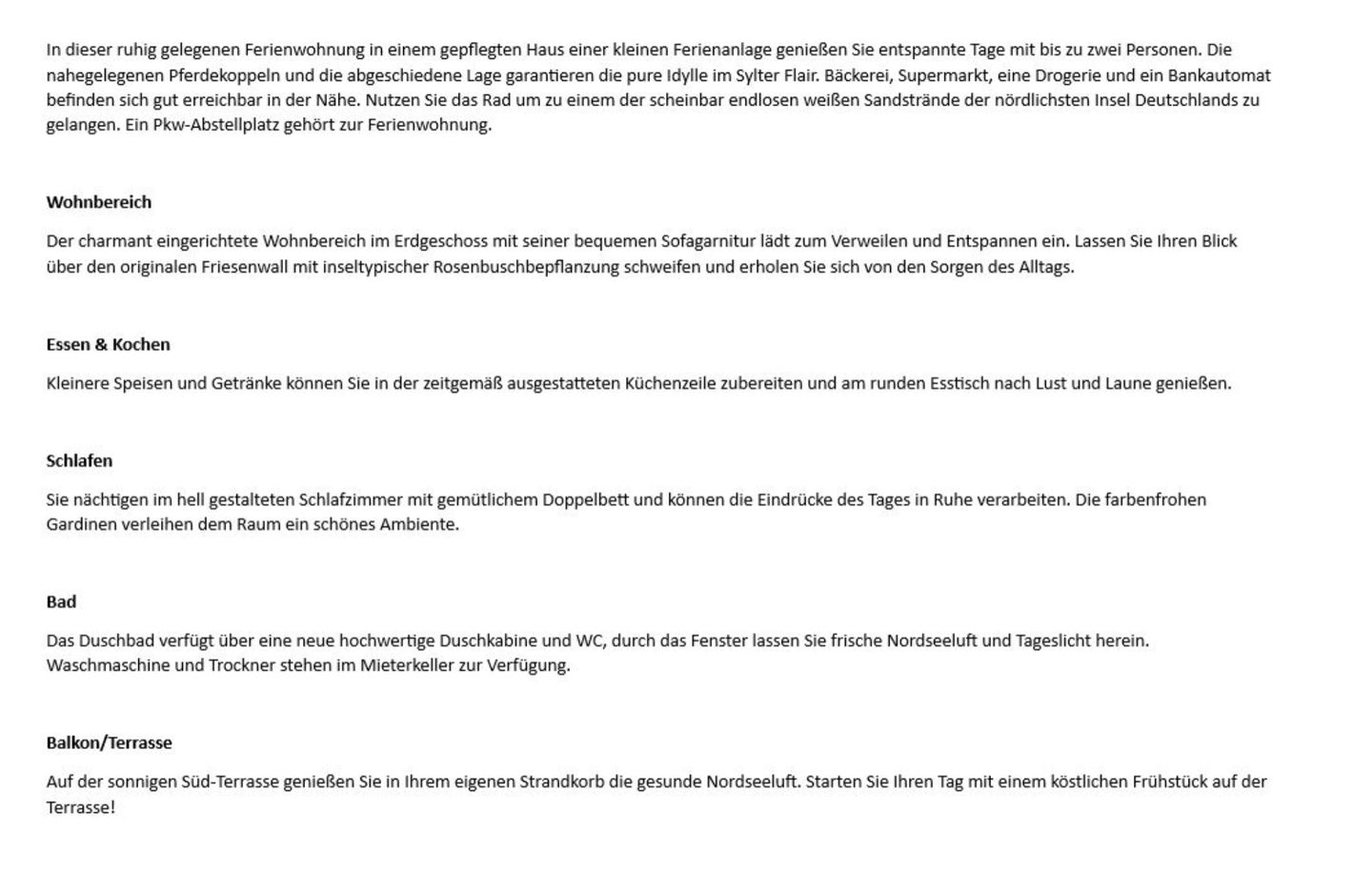 Friesenring 17F, EG Wenningstedt - Wohnzimmer