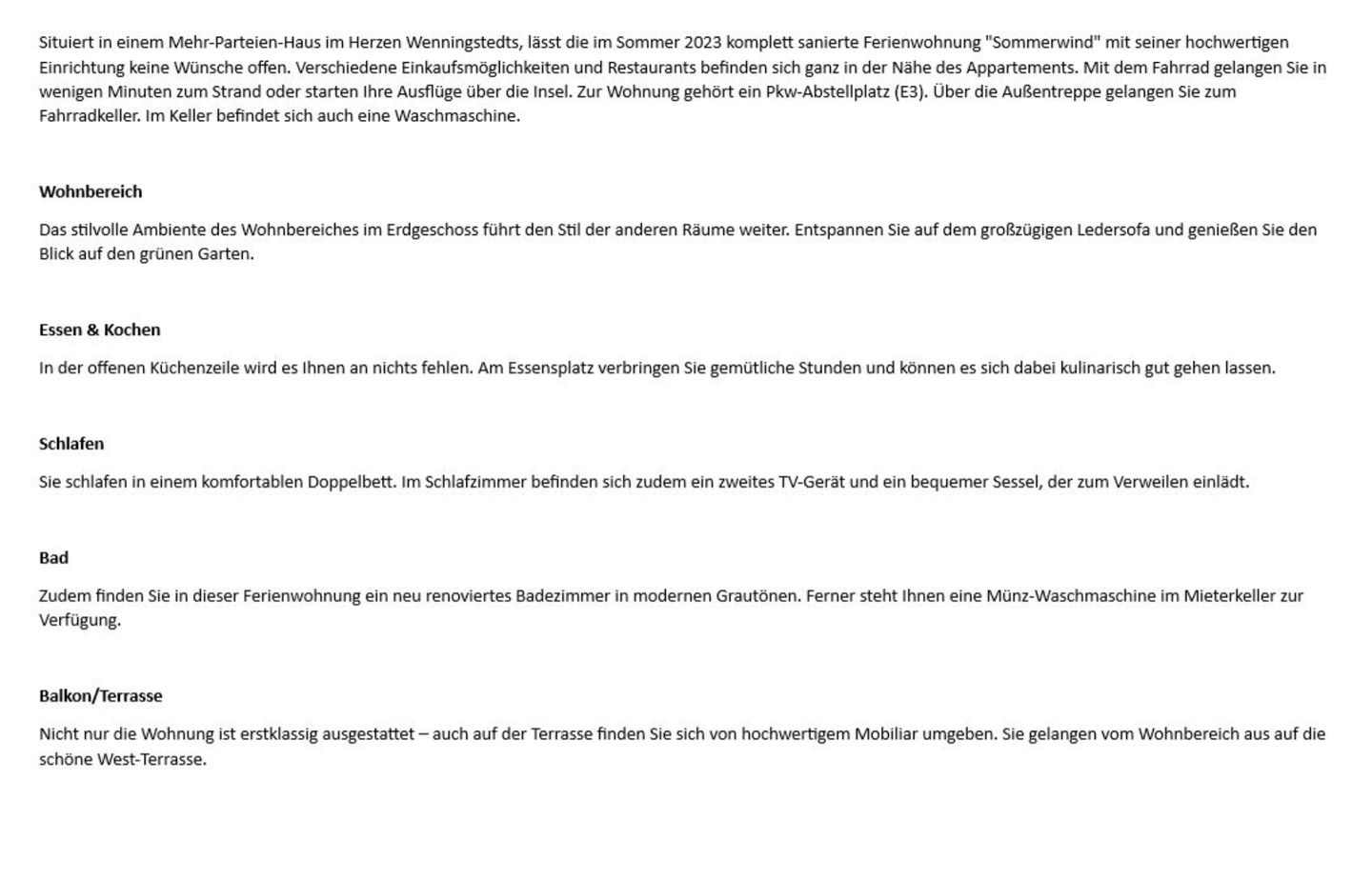 Sommerwind - Hauptstr. 9, App. 3 Wenningstedt - Wohnzimmer