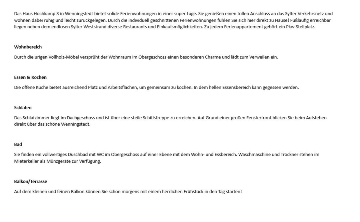 Walter's Hüs Wenningstedt - Wohnzimmer