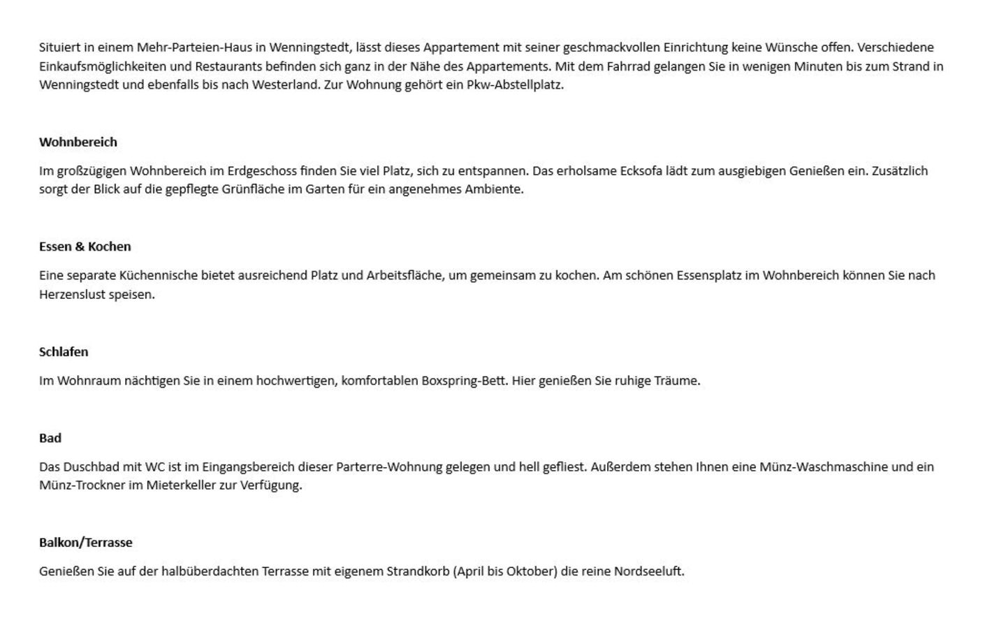  Hochkamp 5C, App. 2 Wenningstedt - Wohnzimmer