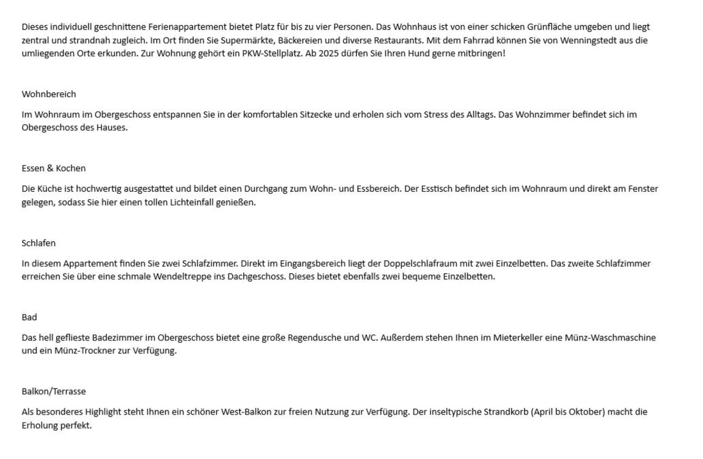 Wallhof - Horsatal 11e, App. 10 Wenningstedt - Wohnzimmer