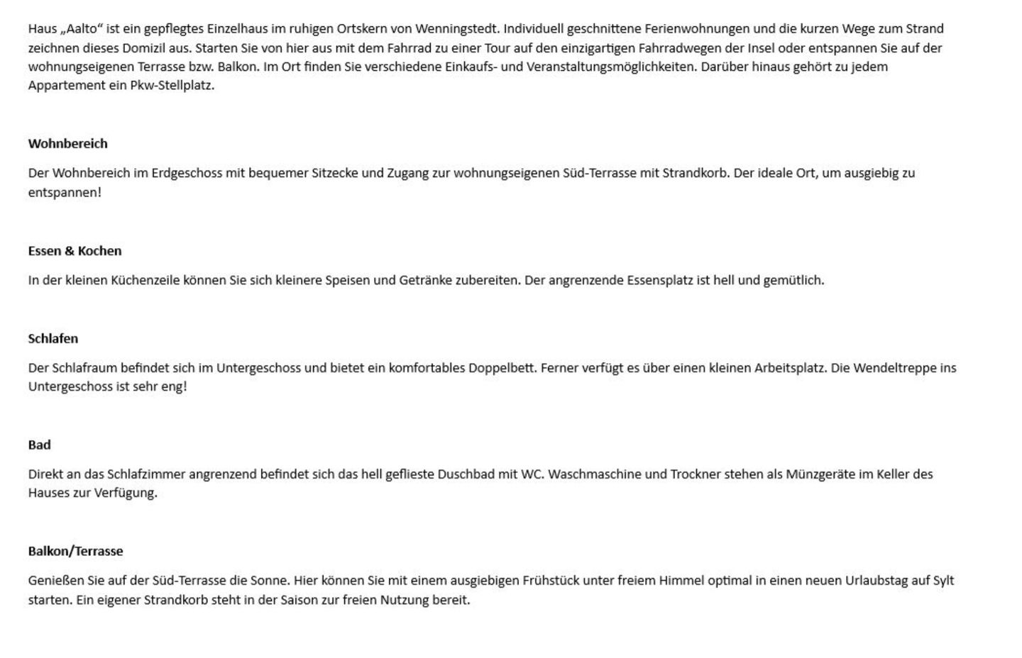 Aalto - Im Grund 13, App. 2 Wenningstedt - Wohnzimmer