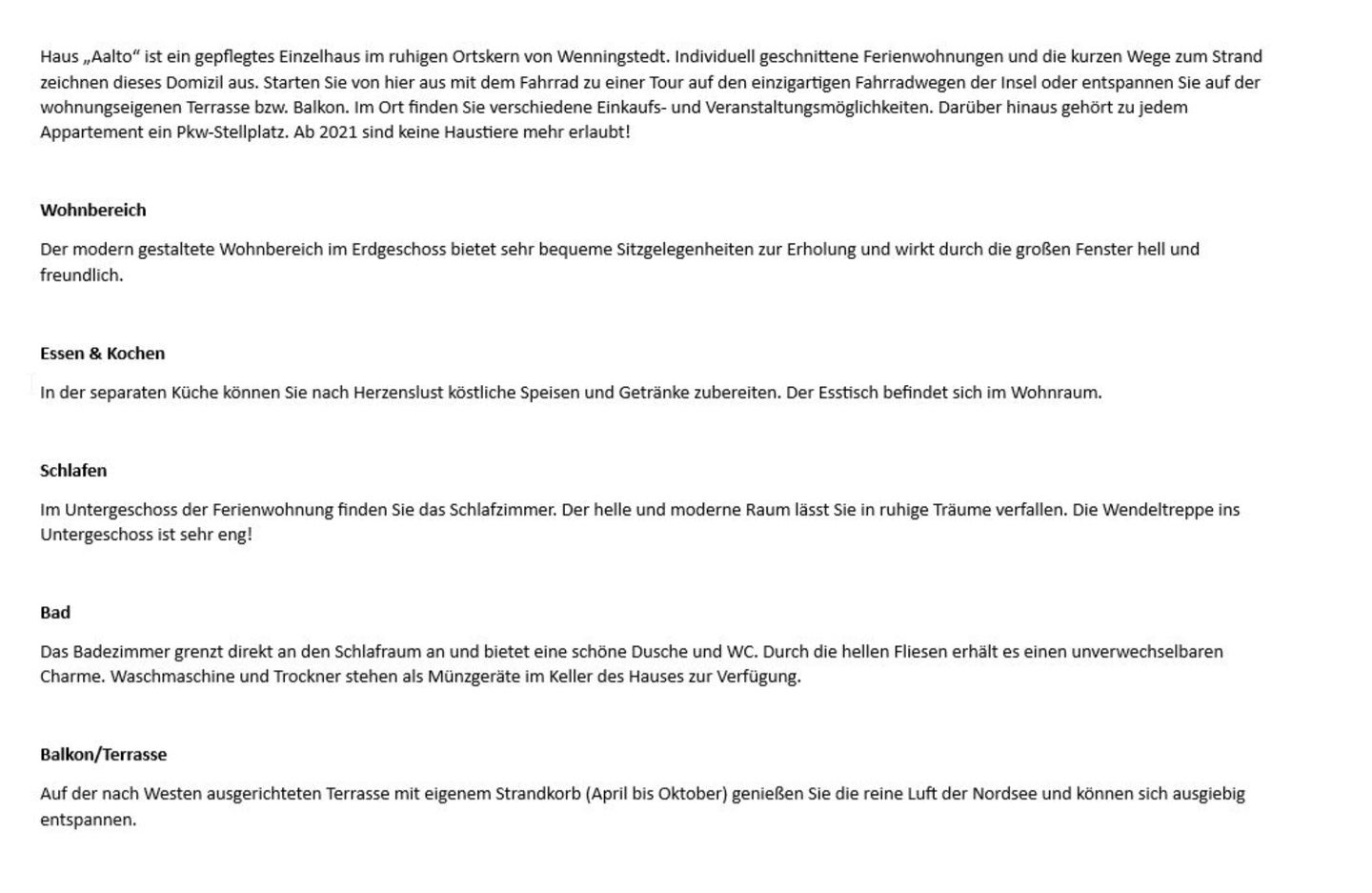 Aalto - Im Grund 13, App. 4 Wenningstedt - Wohnzimmer