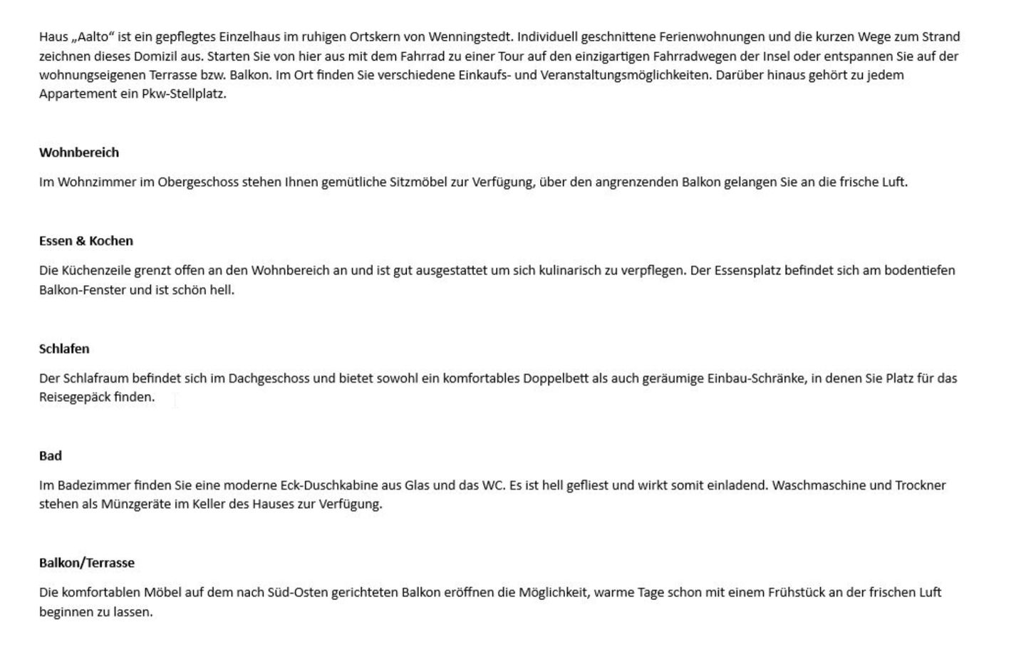 Aalto - Im Grund 13, App. 5 Wenningstedt - Wohnzimmer