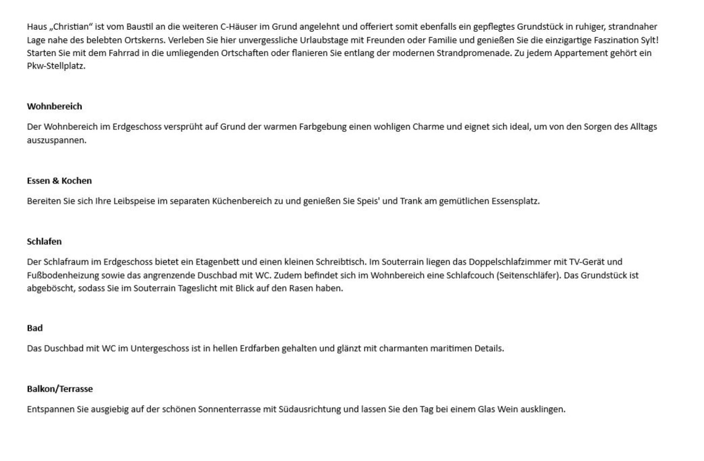 Christian  - Im Grund 21, App. 59 Wenningstedt - Wohnzimmer