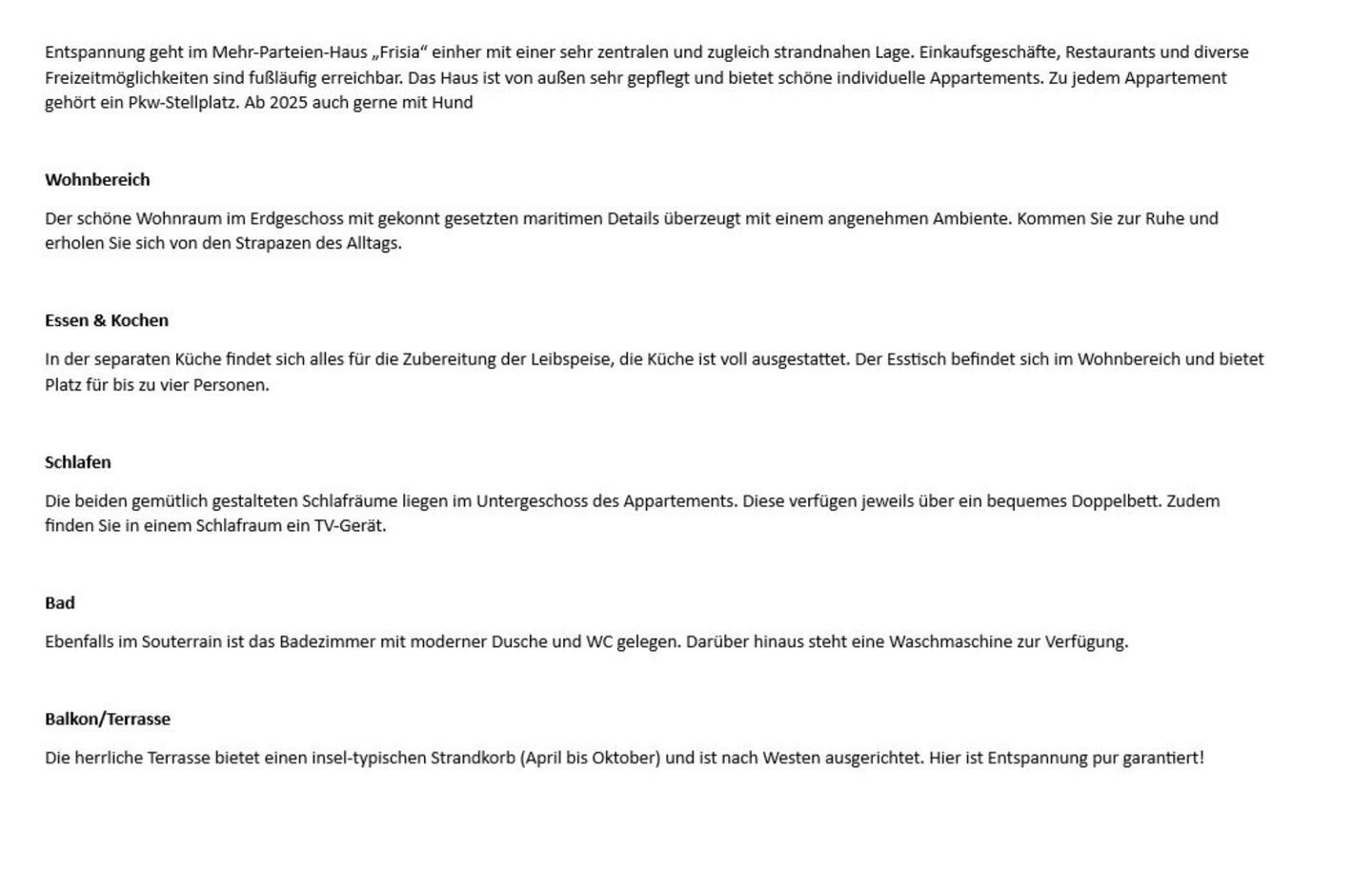 Frisia - Mittelweg 13, App. L Wenningstedt - Wohnzimmer