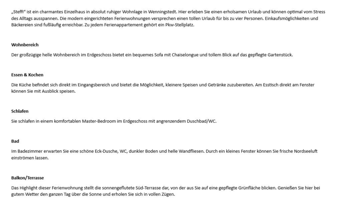 Steffi - Ostmarkstr. 20, App. 1 Wenningstedt - Wohnzimmer