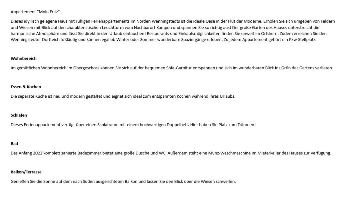  Moin Fritz- Osetal 10, App.4 Wenningstedt - Wohnzimmer