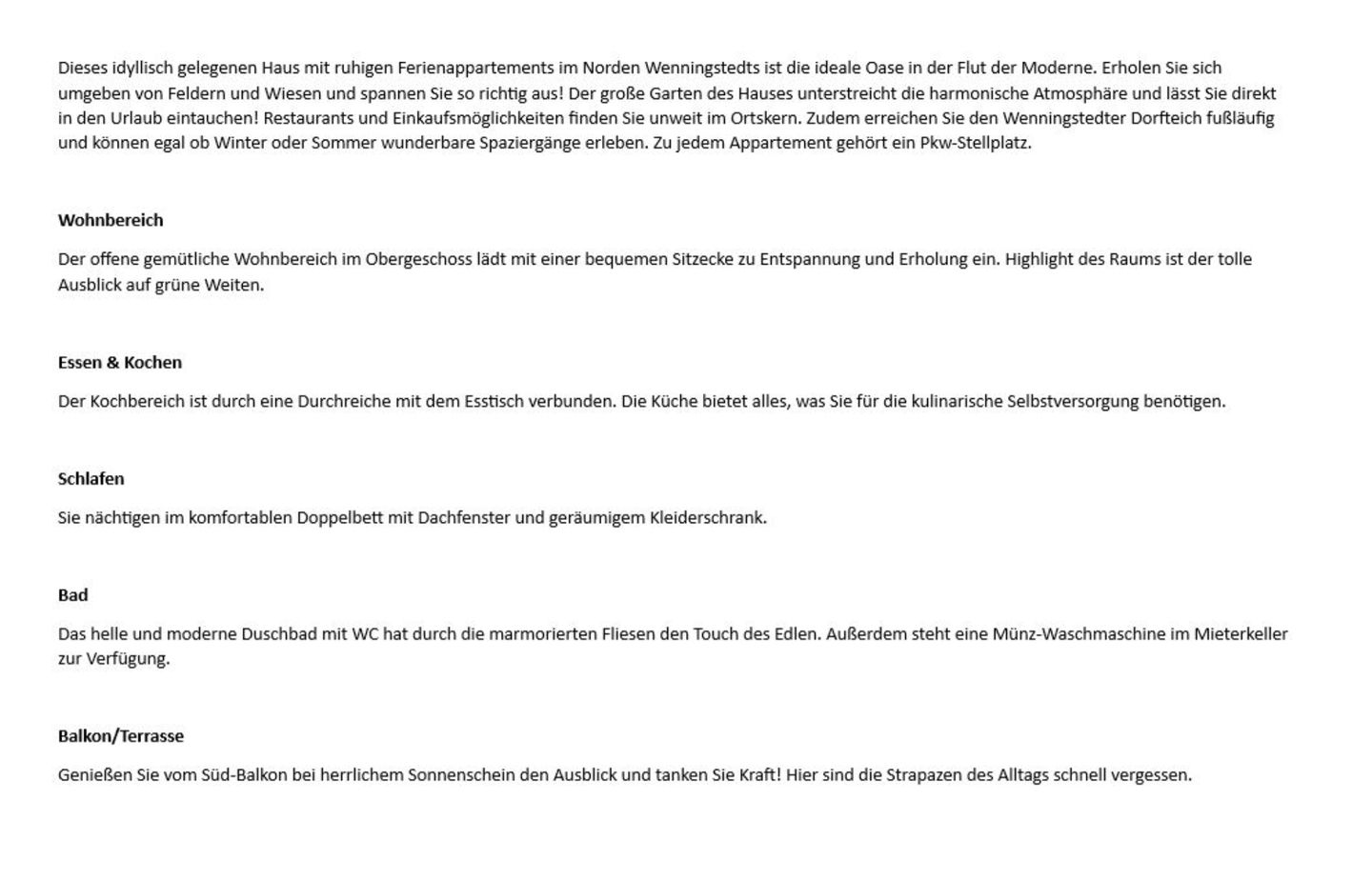  Denghoog- Osetal 10, App. 5 Wenningstedt - Wohnzimmer