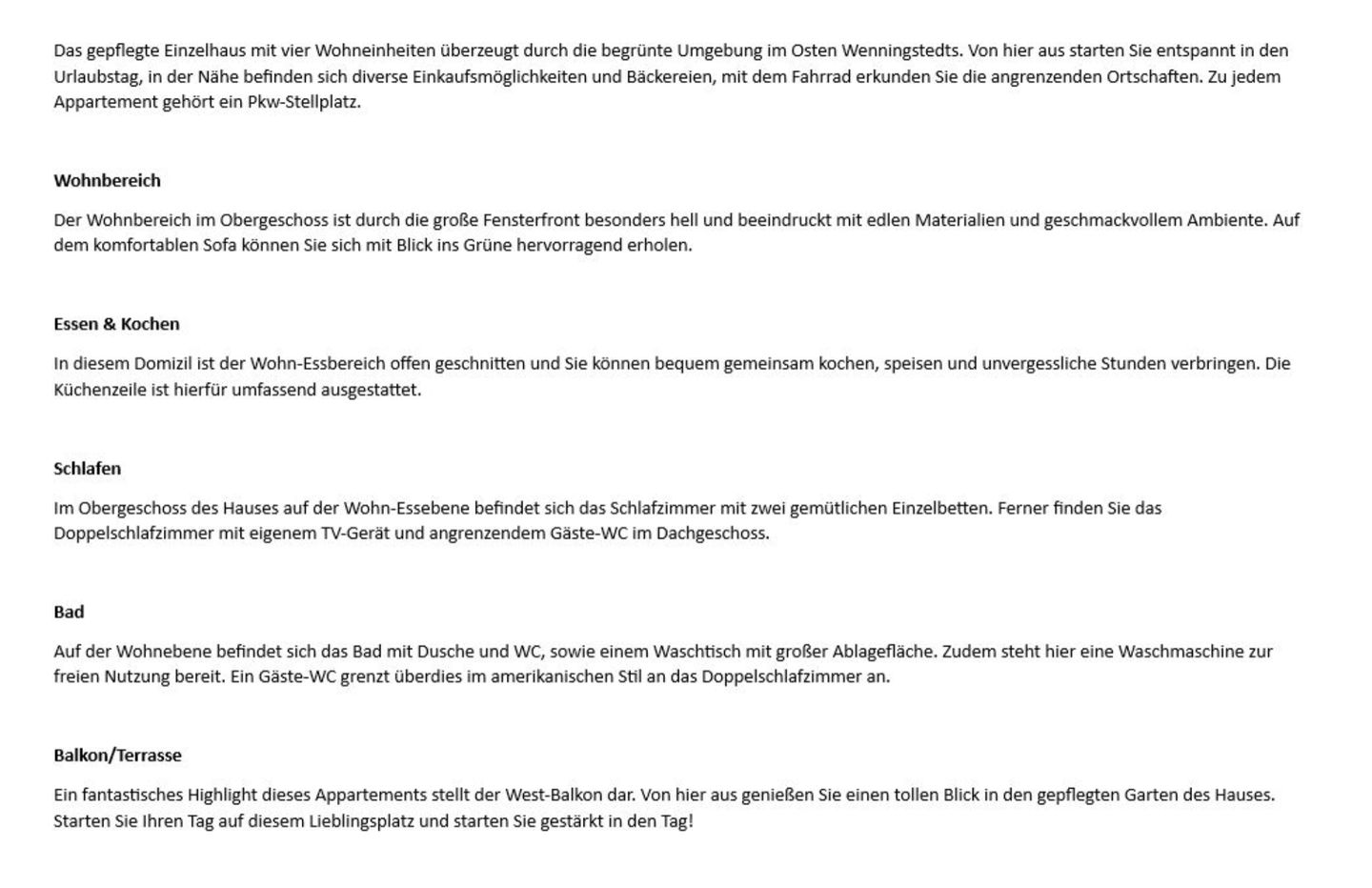 Lieblingshuis - Osterweg 34, App. 3 Wenningstedt - Wohnzimmer