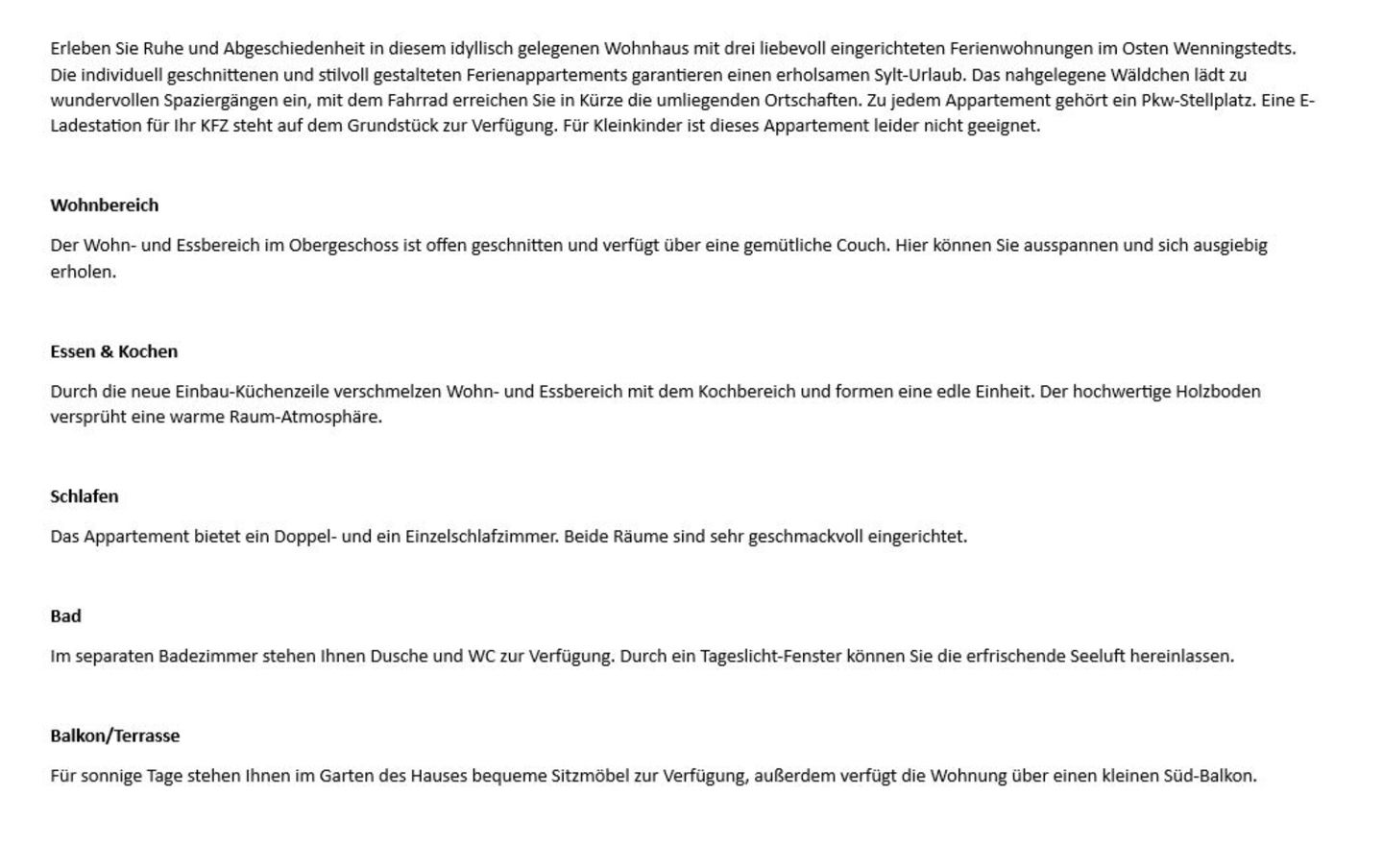 Ostwind - Osterweg 51, App. 2 Wenningstedt - Wohnzimmer