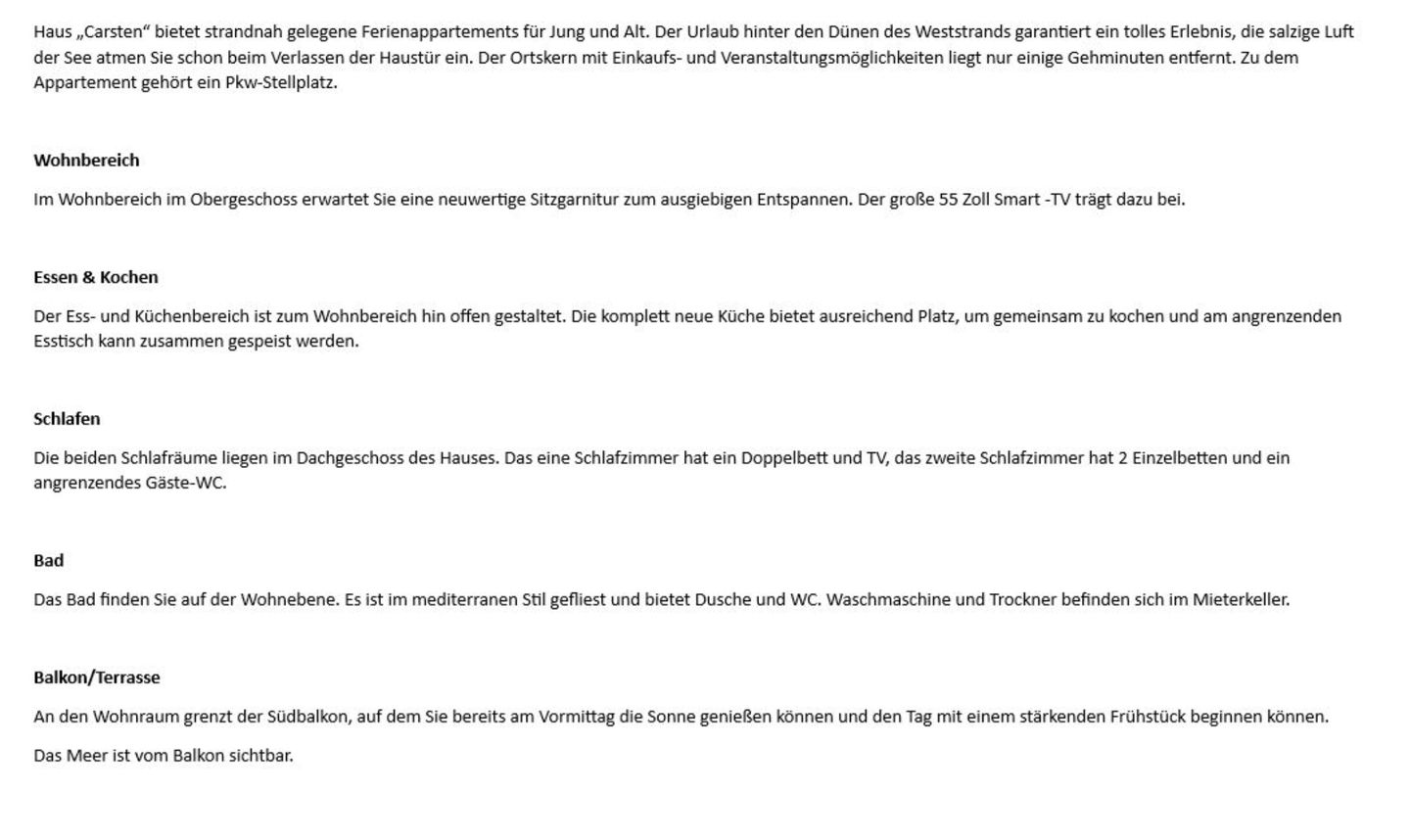 Carsten - Seedüne 15, App. 30 Wenningstedt - Wohnzimmer