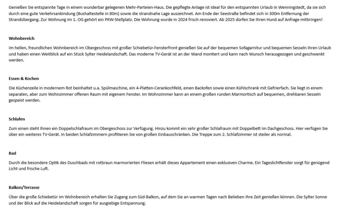 „Sunny Side“ - Seestraße 2B, App. 24 Wenningstedt - Wohnzimmer