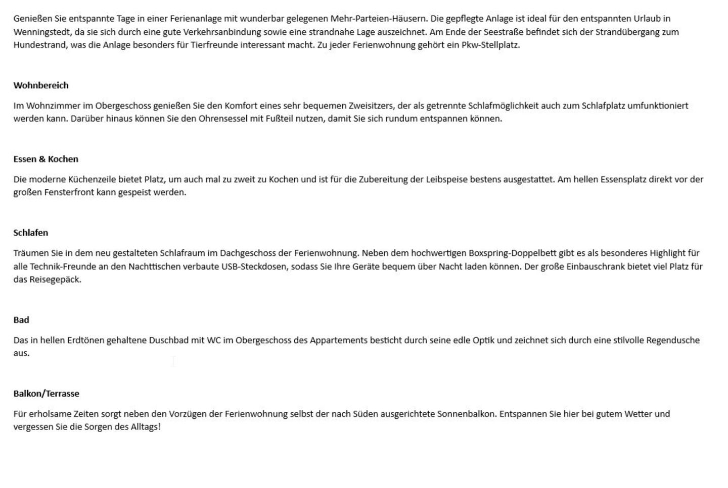  "Little Beach Cottage" - Seestr. 6 D, App. 23 Wenningstedt - Wohnzimmer