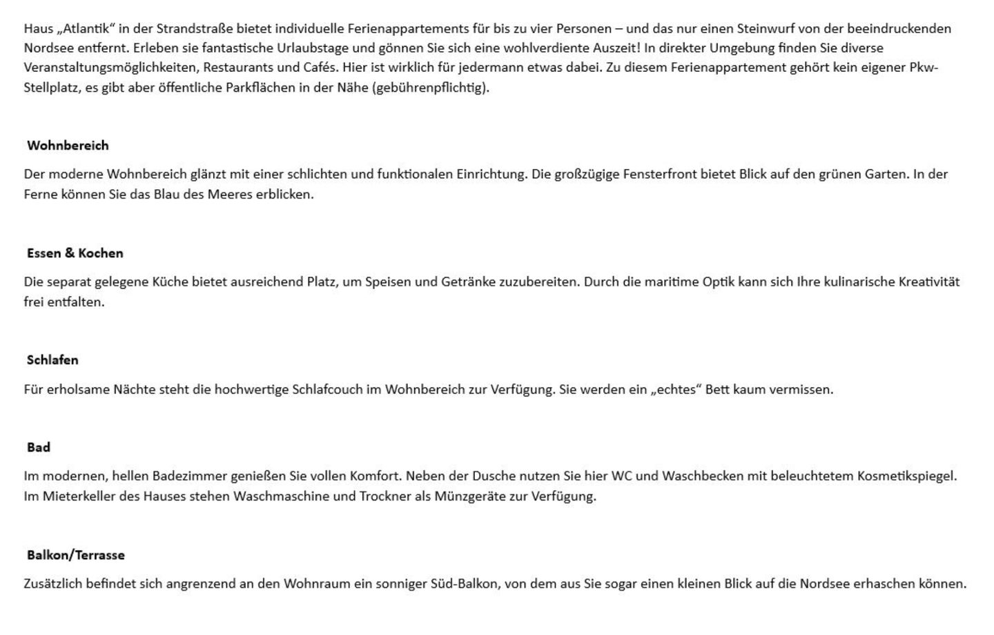 Atlantik   - Strandstr. 17, App. 24 Wenningstedt - Wohnzimmer