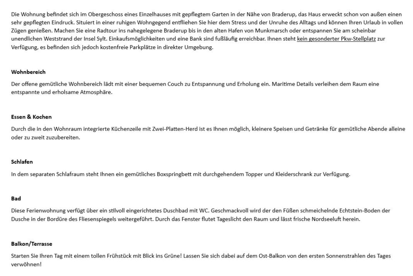 Westerheide 51, App. 2 Wenningstedt - Wohnzimmer