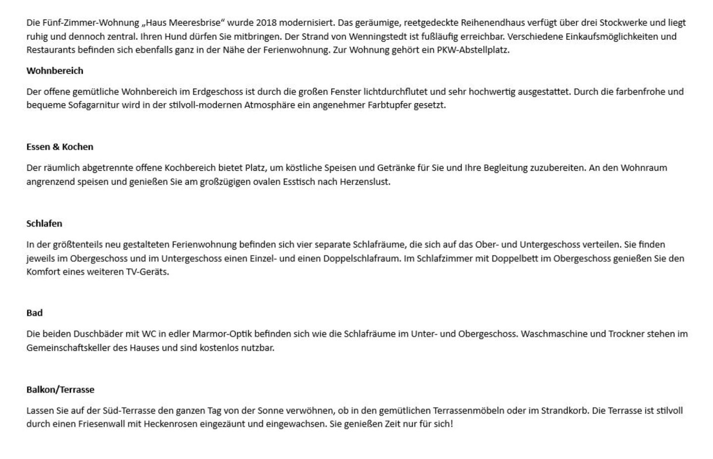 Haus Meeresbrise - Westerstr. 26a, App. 4 Wenningstedt - Wohnzimmer