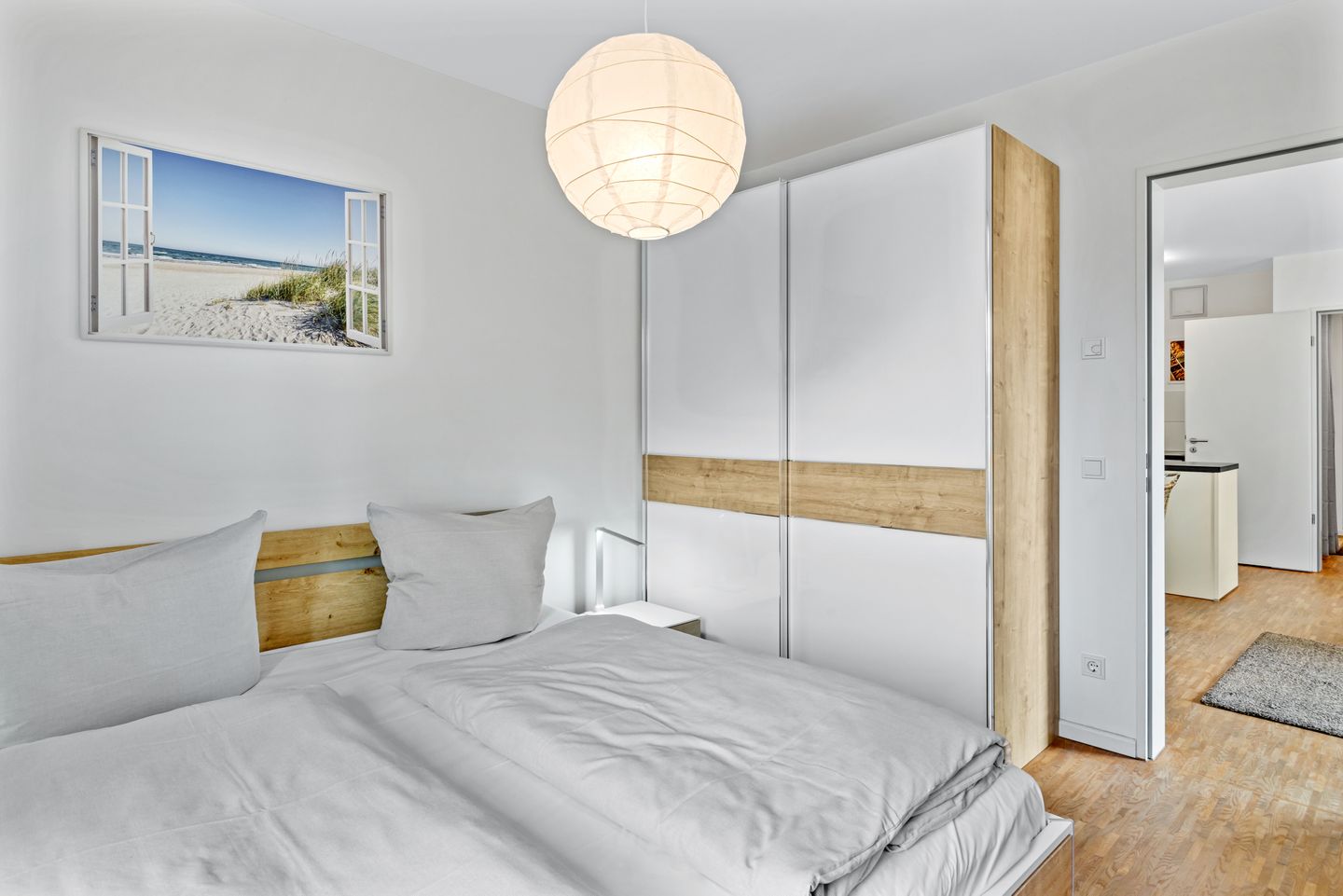 DünenResort Binz DünenResort Binz 114 Rügen - Schlafzimmer mit Doppelbett