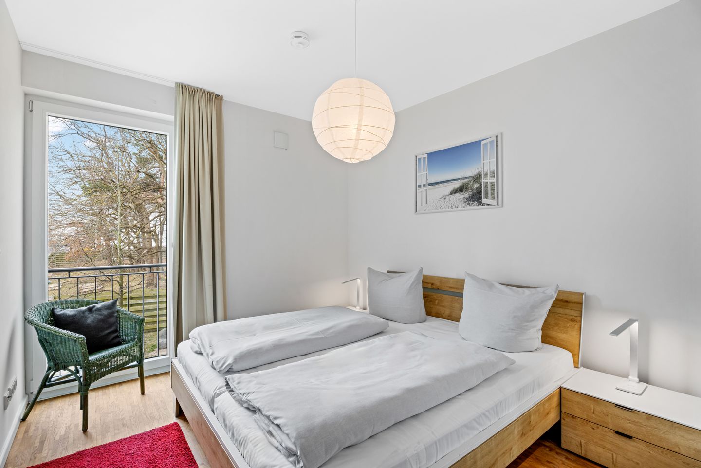 DünenResort Binz DünenResort Binz 114 Rügen - Schlafzimmer mit Doppelbett