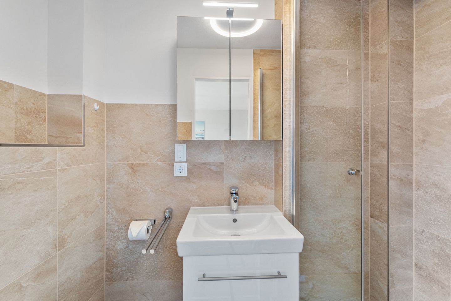  Steinburg   - Dünenstr. 6, App. 4 Wenningstedt - Badezimmer