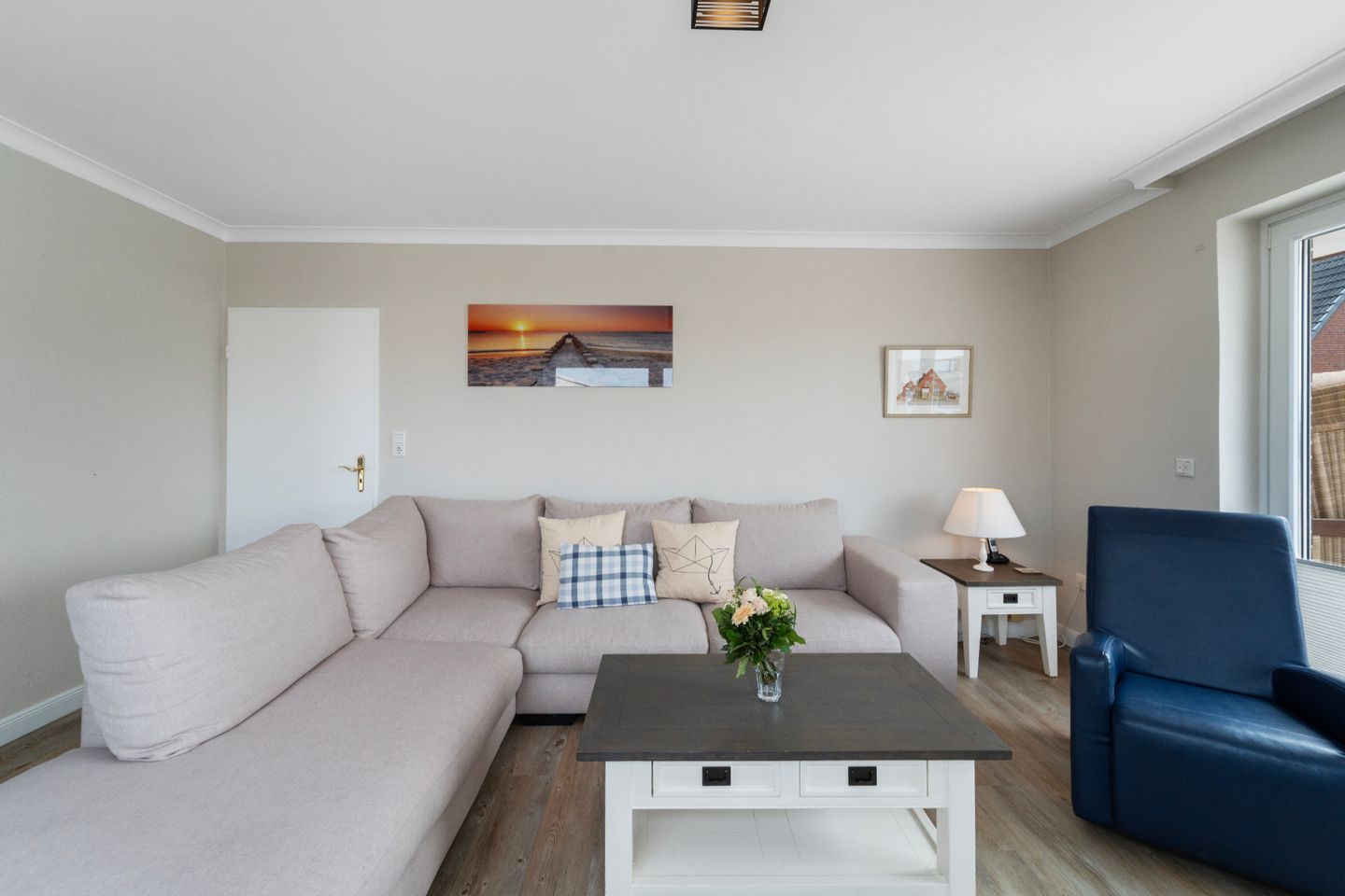 Steinburg   - Dünenstr. 6, App. 8 Wenningstedt - Wohnzimmer