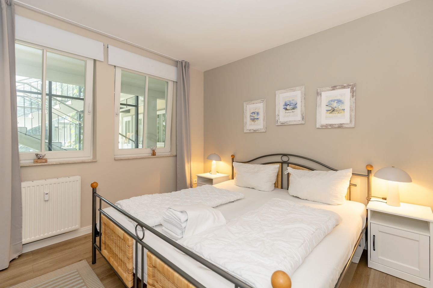 Meeresblick Meeresblick 226 Kühlungsborn - Schlafzimmer mit Doppelbett